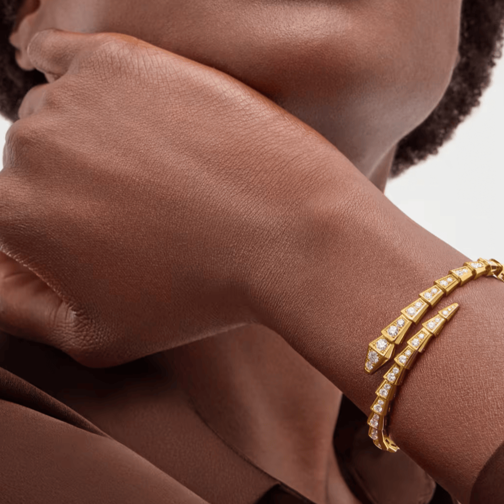 PULSERA SERPIENTE VIPER DORADO