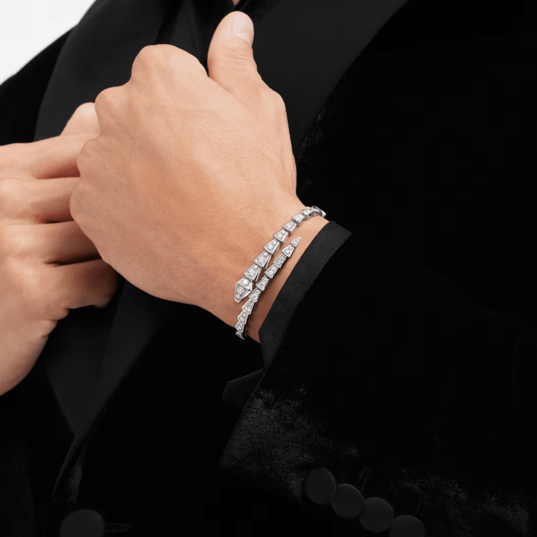 PULSERA SERPIENTE VIPER PLATEADO