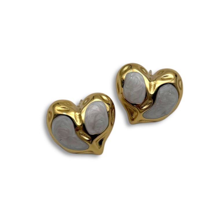 ARETES DE CORAZON 💕