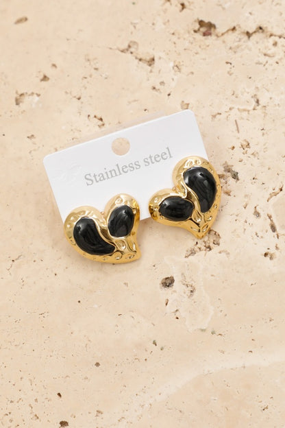 ARETES DE CORAZON 💕