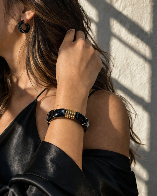 🤍✨ COLECCIÓN ACRÍLICO NEGRO – EFECTO FLOTANTE ✨🤍