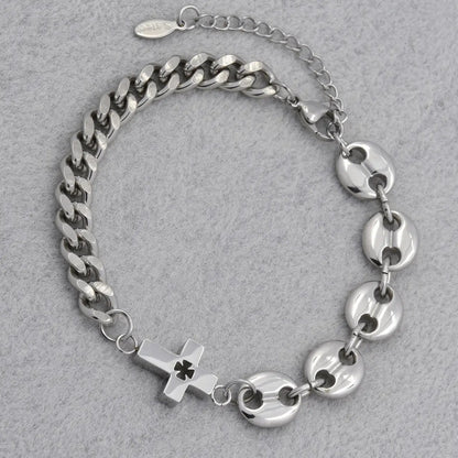 PULSERA DE CRUZ ⚔️☠️
