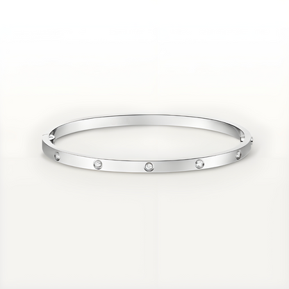 PULSERA LOVE DELGADO CON ZIRCONES