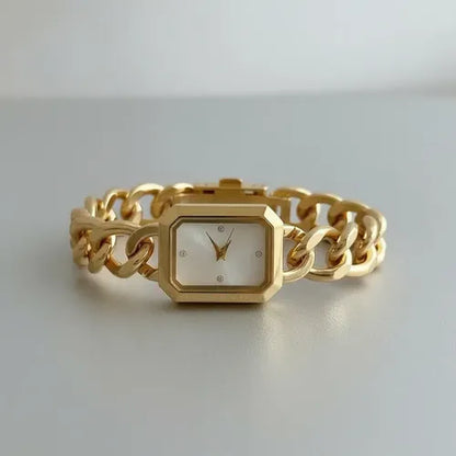 RELOJ DE FORMA RECTANGULAR PARA DAMA
