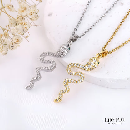 COLLAR SERPIENTE DORADO