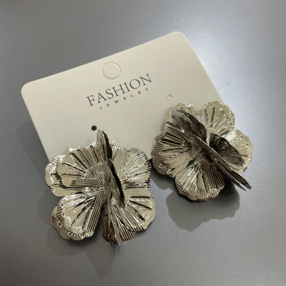 💐🌹 ARETES DE GALA TEXTURA DE FLOR 🌸🌺