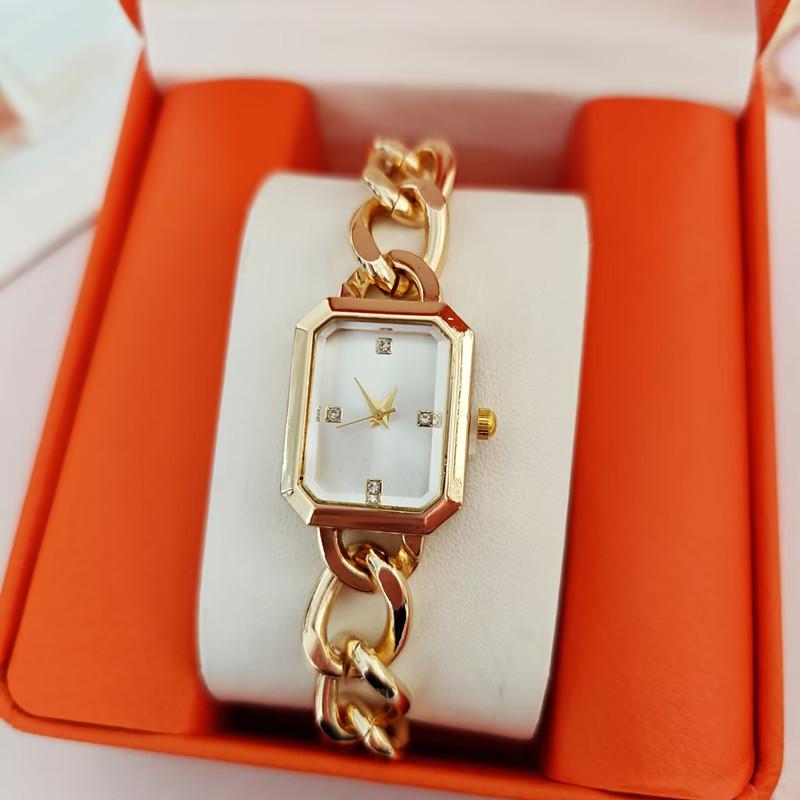 RELOJ DE FORMA RECTANGULAR PARA DAMA