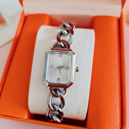 RELOJ DE FORMA RECTANGULAR PARA DAMA
