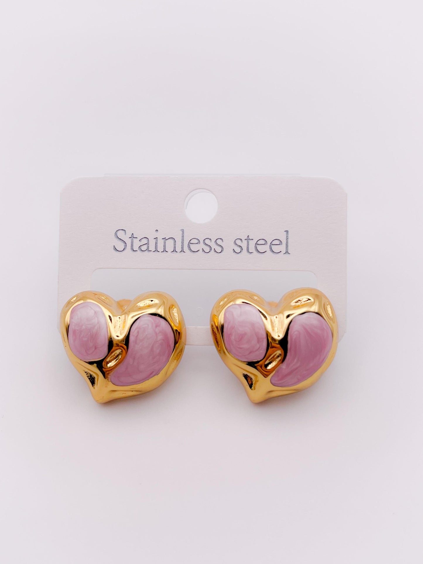 ARETES DE CORAZON 💕