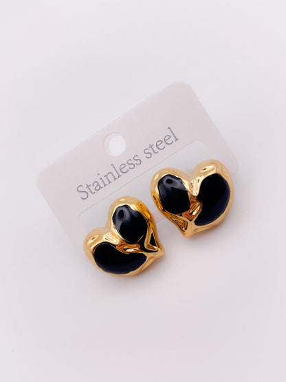 ARETES DE CORAZON 💕