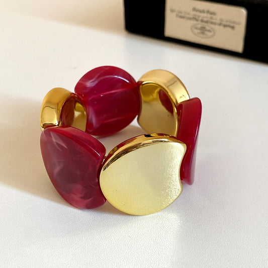 PULSERA DE ACRILICO ROJA 🎀