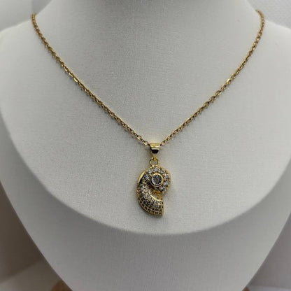 COLLAR GOLDEN SPIRAL