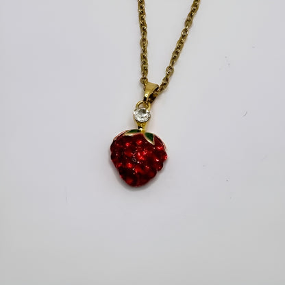 COLLAR STRAWBERRY GOLD