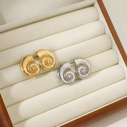 SEA SNAIL SHELL EARRINGS