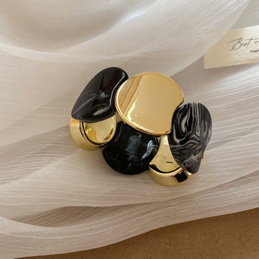 PULSERA DE ACRILICO NEGRA