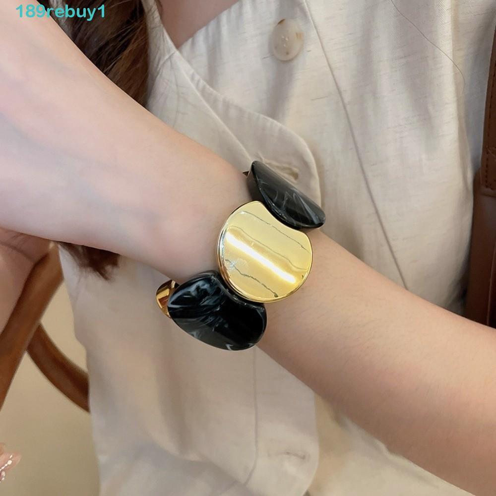 PULSERA DE ACRILICO NEGRA